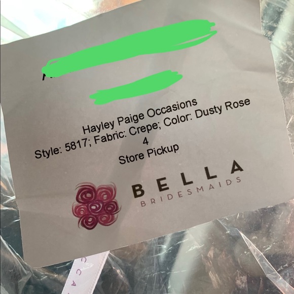 Hayley Paige Occasions strapless bridesmaid dress - Picture 5 of 7